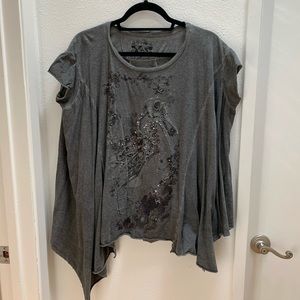 All Saints asymmetrical top